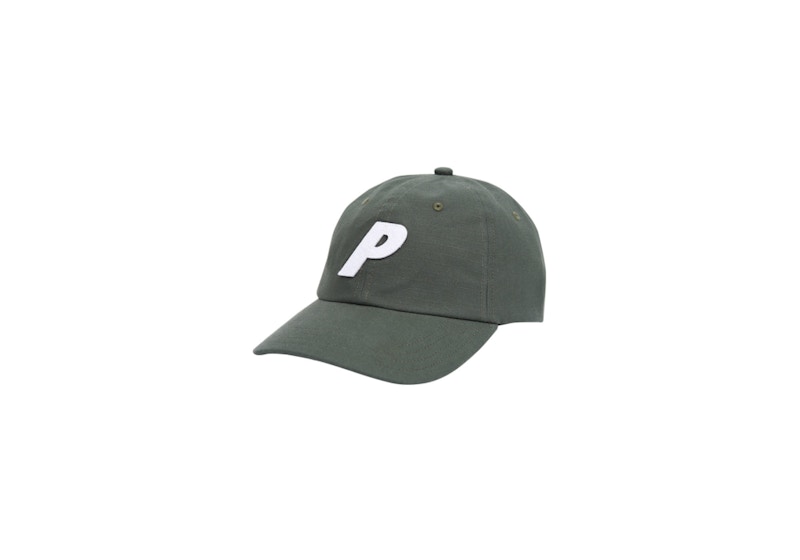 Palace P 6-Panel Ripstop Olijf