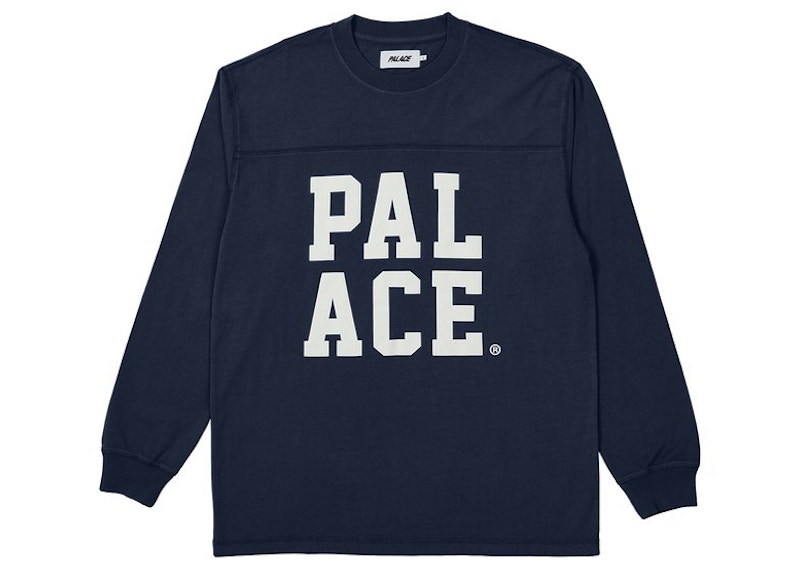Palace PAL ACE Panel Longsleeve Blauw