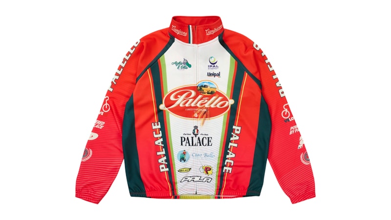 Palace Palello Cycling Zip Jacket Rood