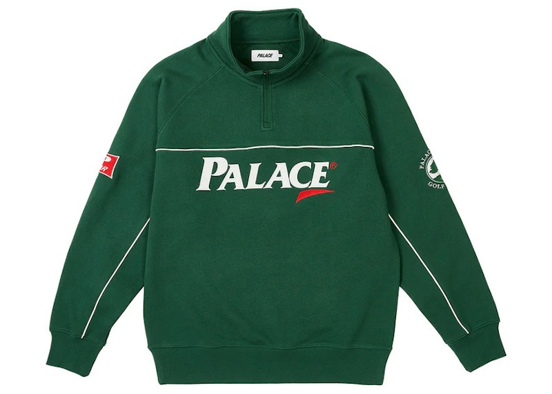 Palace Par 1/4 Zip Funnel Huntsman
