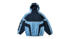 Palace Piped Hooded Shell Jacket Blauw