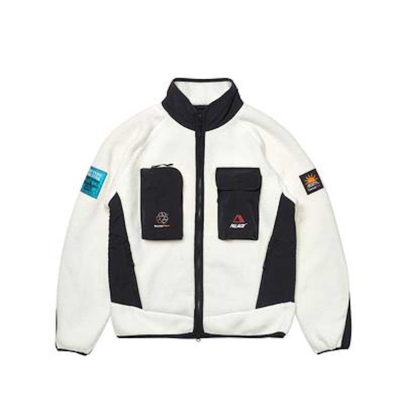 Palace Polartec Go-Go Jacket Ice Blauw