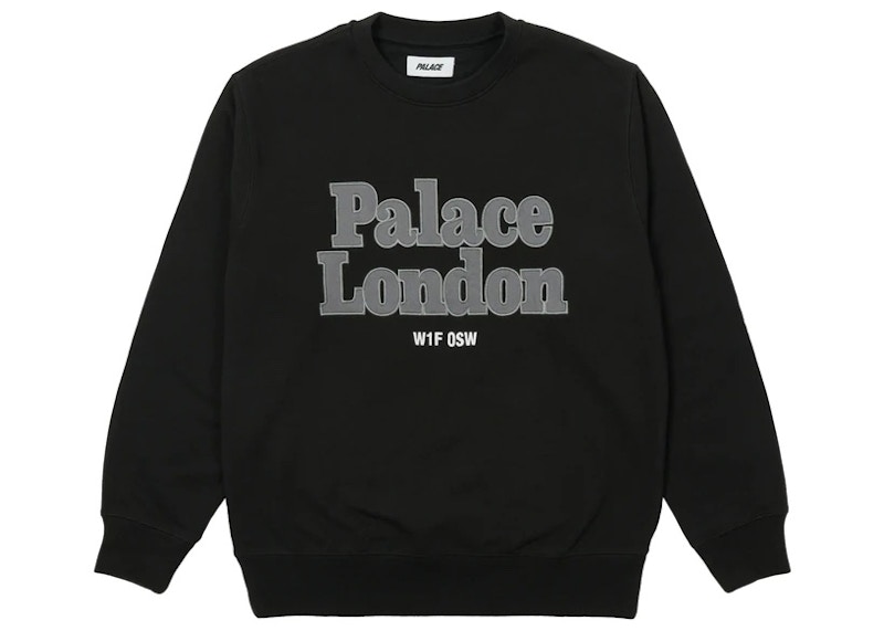 Palace Postcode Crew Zwart