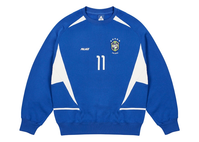 Palace Pro Team 02 Crew Blauw