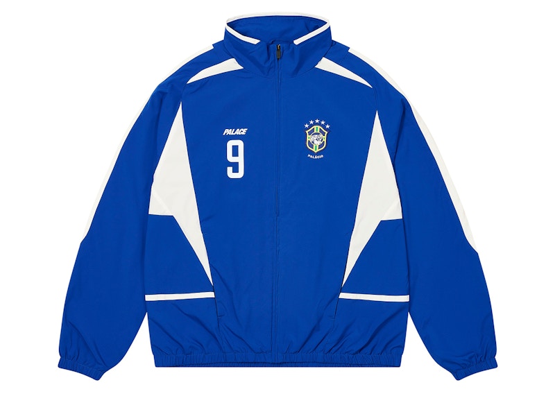 Palace Pro Team 02 Shell Jacket Berry Blauw