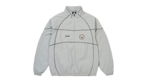 Palace Pro Team Piped Shell Jacket Grijs