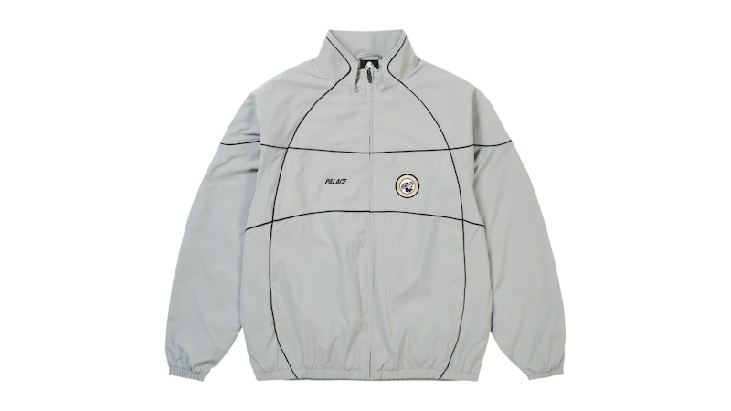 Palace Pro Team Piped Shell Jacket Grijs