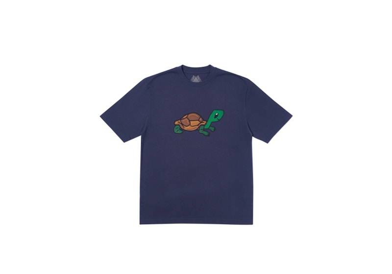 Palace Purtle T-Shirt Blauw