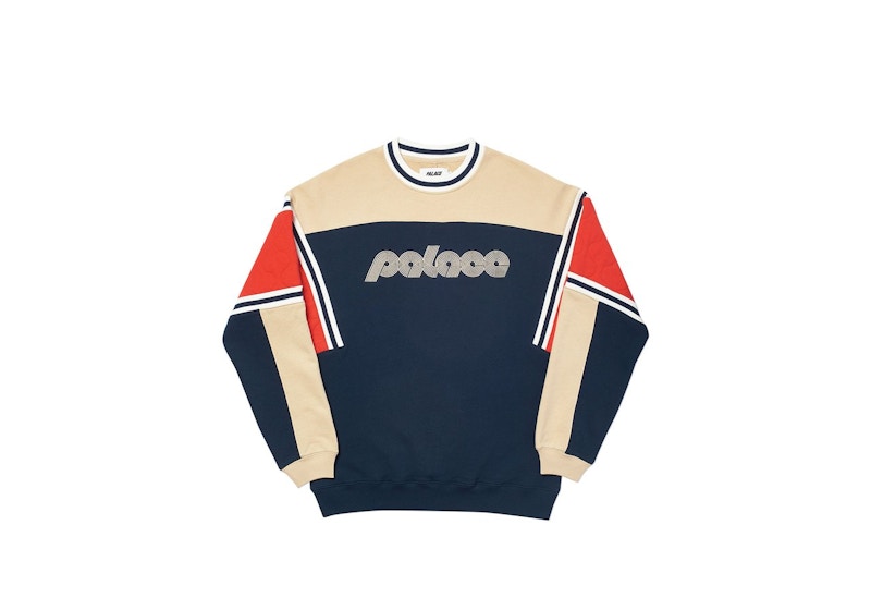 Palace Quilter Crew Blauw