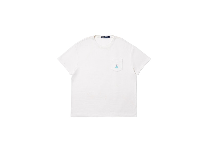 Palace Ralph Lauren Waffle Pocket Tee Pure Wit