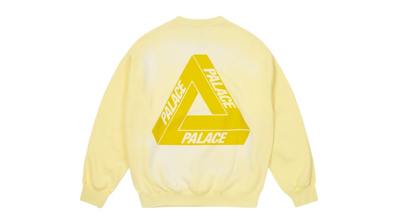 Palace Reacto Tri-Ferg Crew Geel