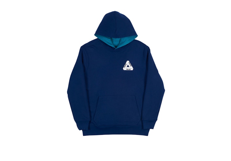 Palace Reverso Hood Marineblauw