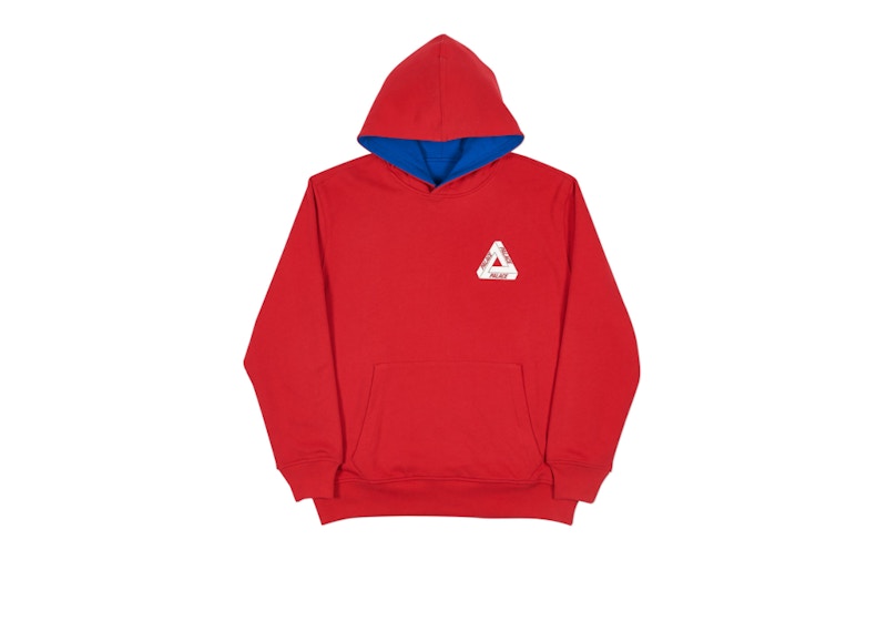 Palace Reverso Hood Blauw