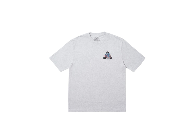 Palace Ripped T-Shirt Marl Grijs