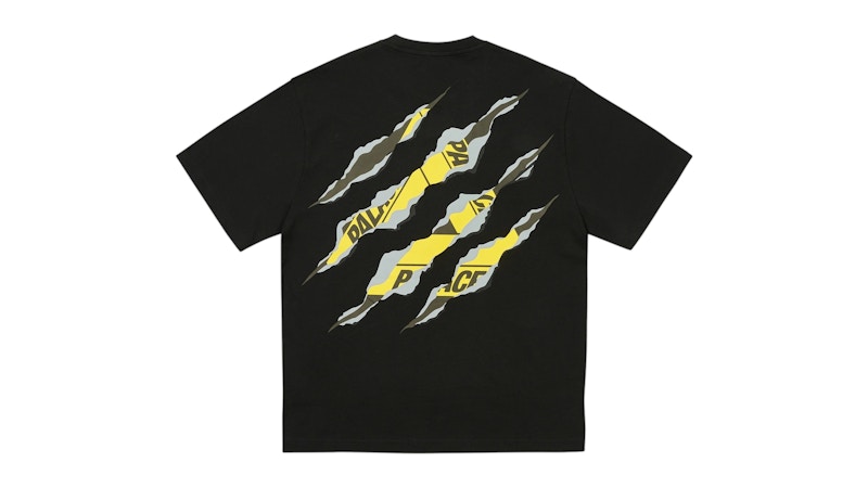 Palace Ripped Tri T-Shirt Zwart