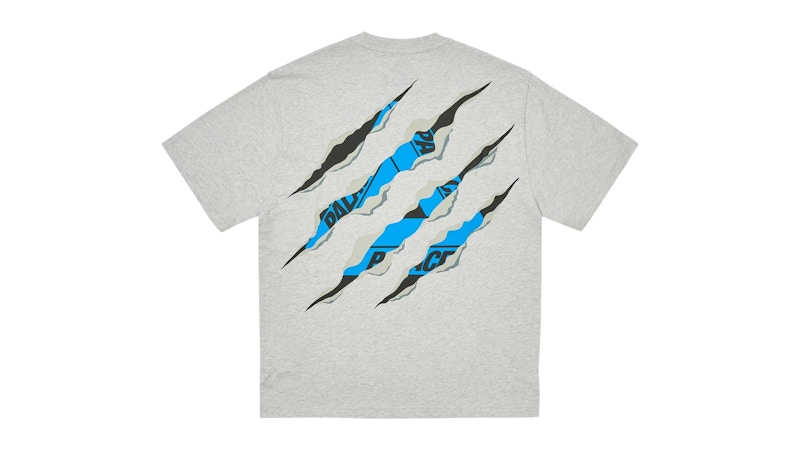 Palace Ripped Tri T-Shirt Marl Grijs