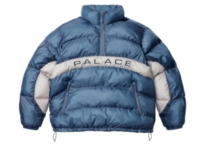 Palace Ripstop Arc Puffer Jacket Blauw