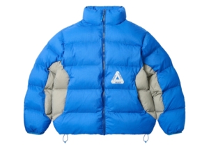 Palace Ripstop Puffer Berry Blauw