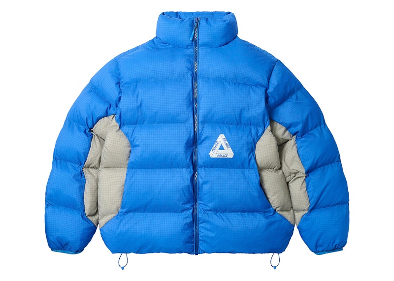 Palace Ripstop Puffer Berry Blauw