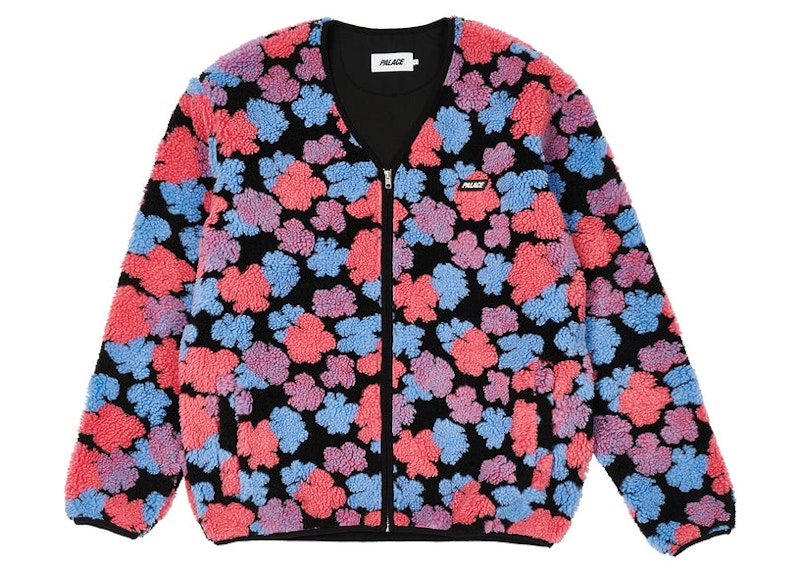 Palace Shearling Cardigan Multi Multicolor