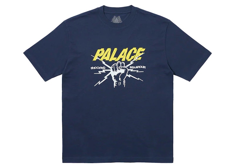Palace Shocking Behaviour T-Shirt Blauw