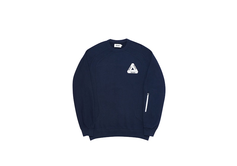 Palace Techie Ferg Crew Blauw
