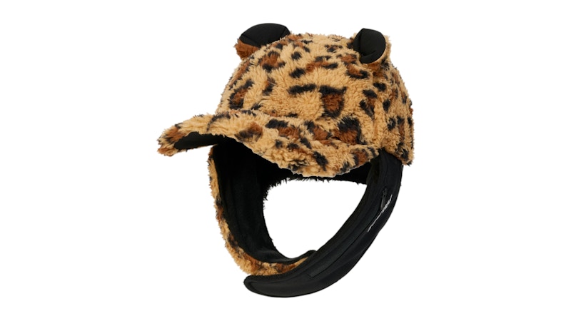 Palace Teddy Ears Earflapper Beanie Leopard Print