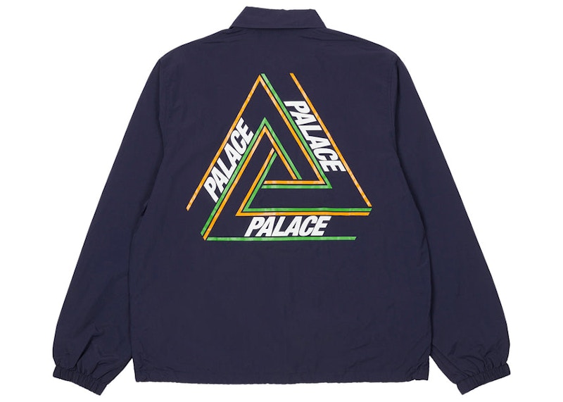 Palace Tri Outline Coach Jacket Blauw