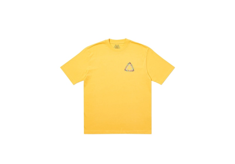 Palace Tri-Pumping T-Shirt Geel