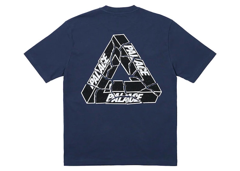 Palace Tri-Ripped T-Shirt Blauw