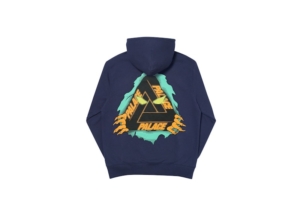 Palace Tri-Ripper Hoodie Blauw