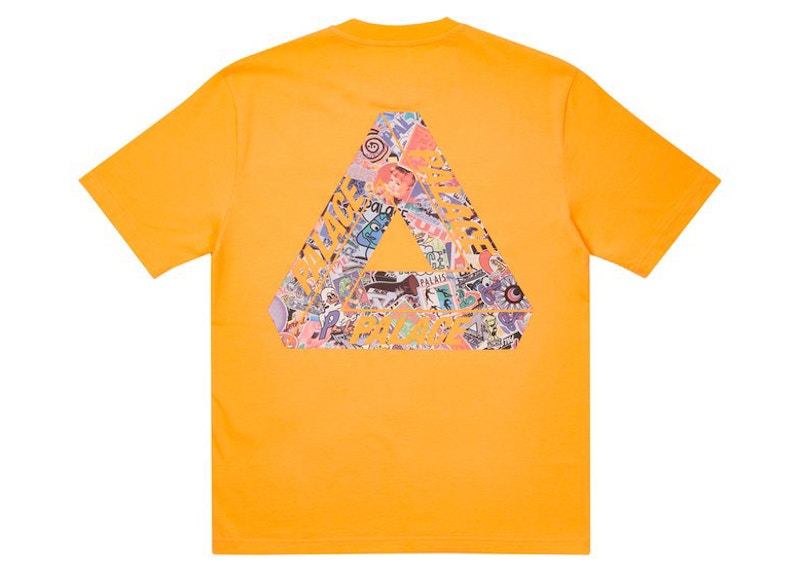 Palace Tri-Sticker Pack T-shirt Light Oranje
