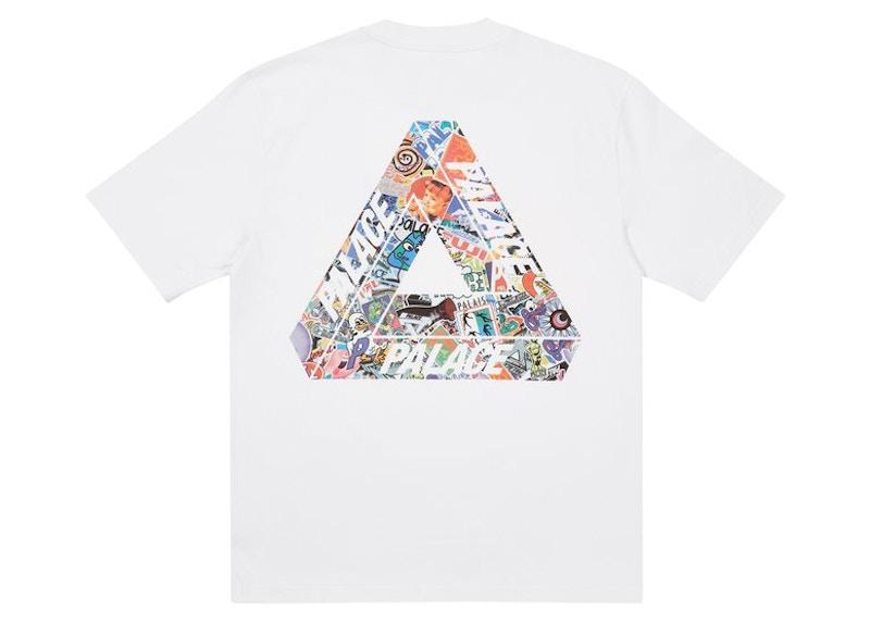 Palace Tri-Sticker Pack T-shirt Wit