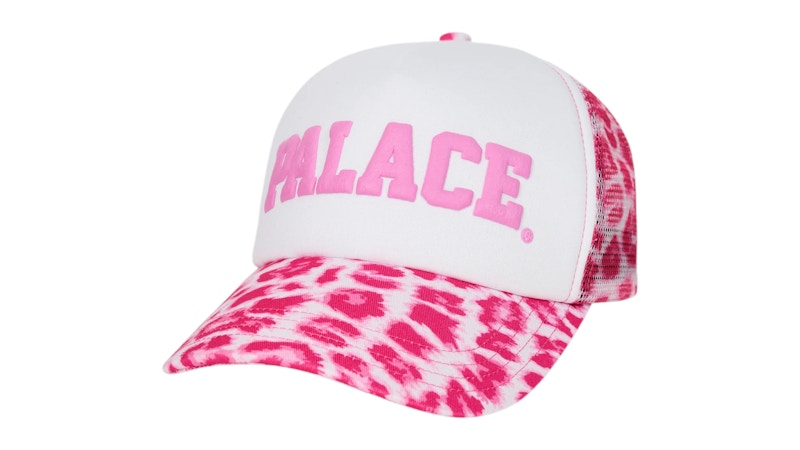 Palace Trucker Cap Leopard Roze
