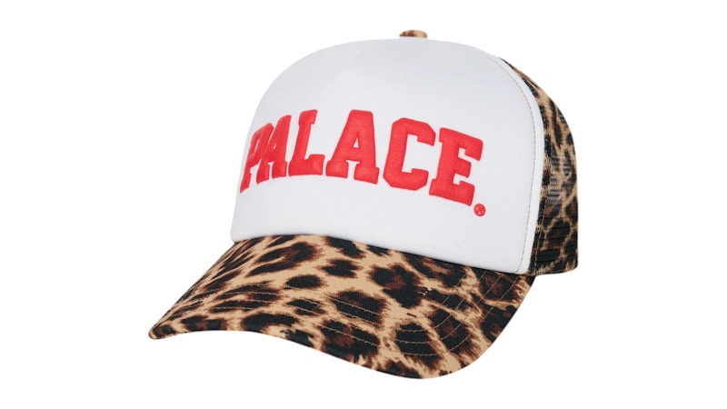 Palace Trucker Cap Leopard Print