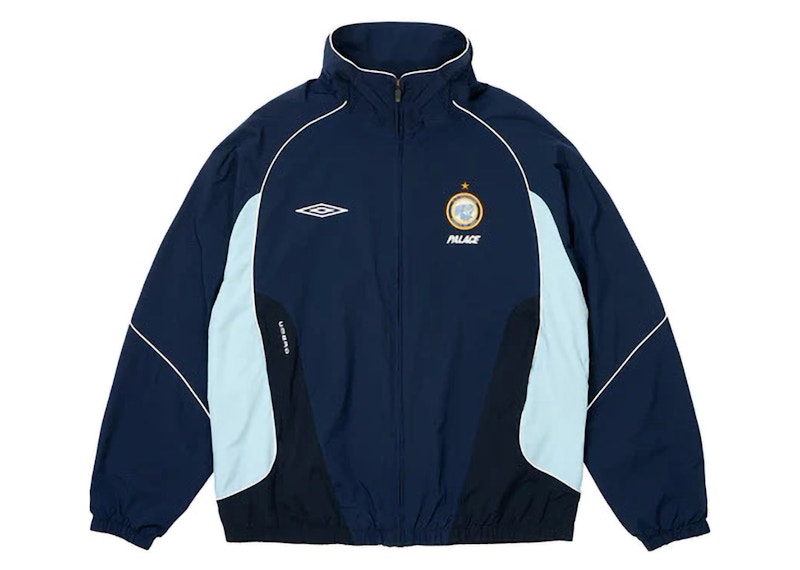Palace x Umbro Training Track Jacket Blauw