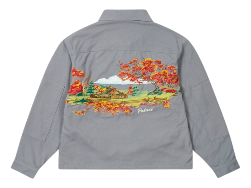 Palace Utility Fleece Jacket Grijs
