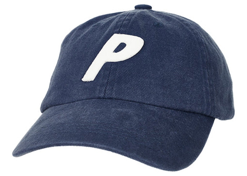 Palace Washed Twill P 6-Panel Blauw