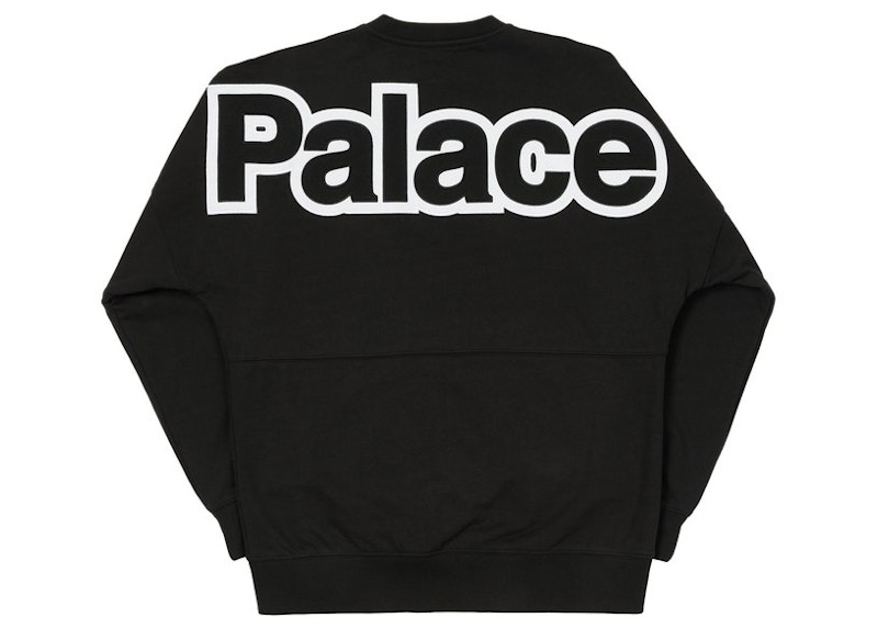 Palace Word Crew Zwart