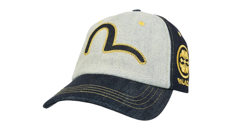 Palace x Evisu Snapback Reverse Indigo