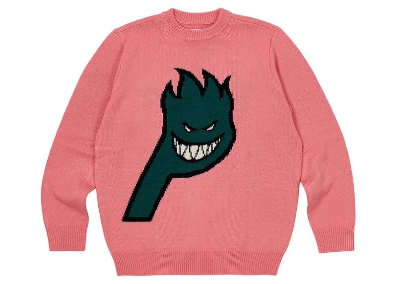 Palace x Spitfire Knit Roze