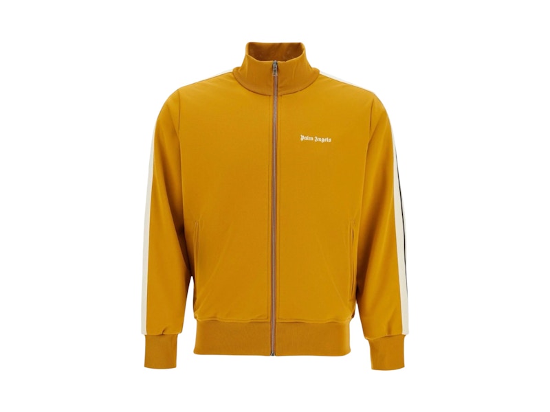 Palm Angels Classic Logo Track Jacket Mustard Geel