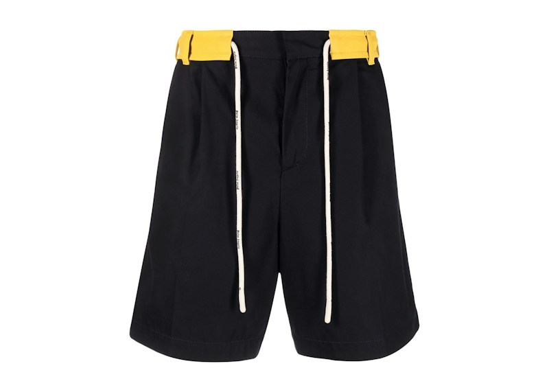 Palm Angels Drawstring Bermuda Shorts Marineblauw