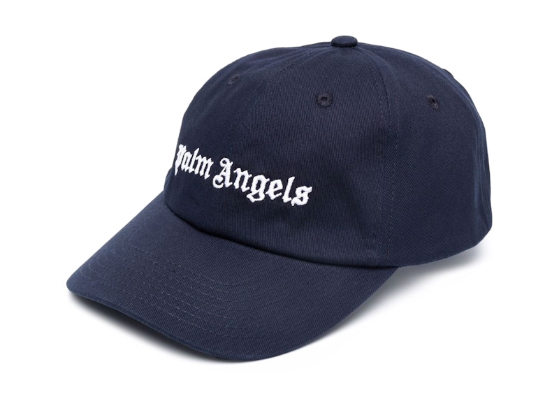 Palm Angels Embroidered Logo Cap Marineblauw