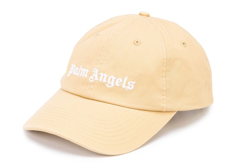 Palm Angels Embroidered Logo Cap Geel