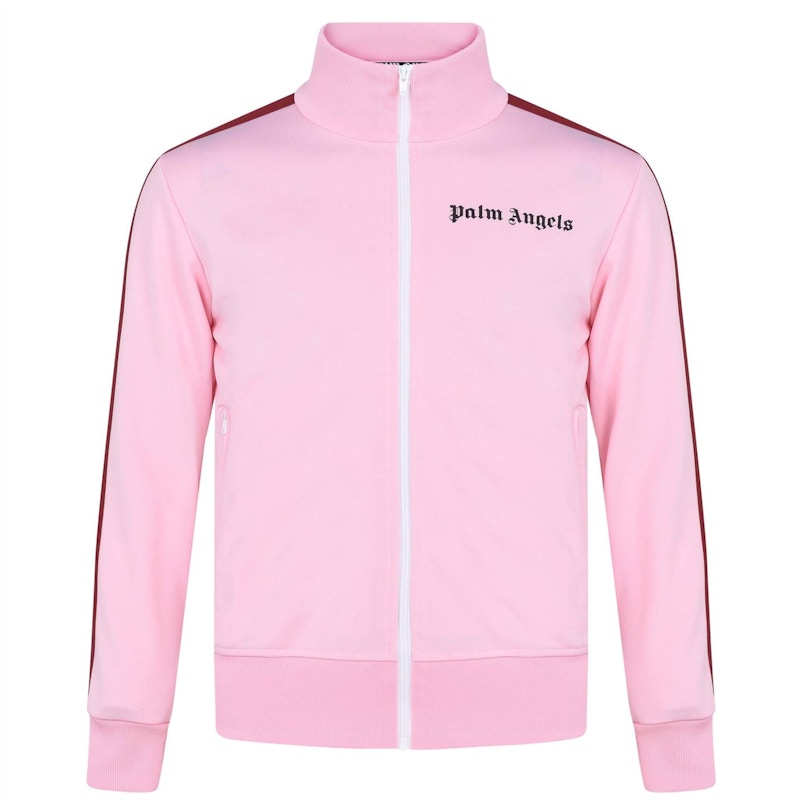 Palm Angels Funnel Zip Track Jacket Roze