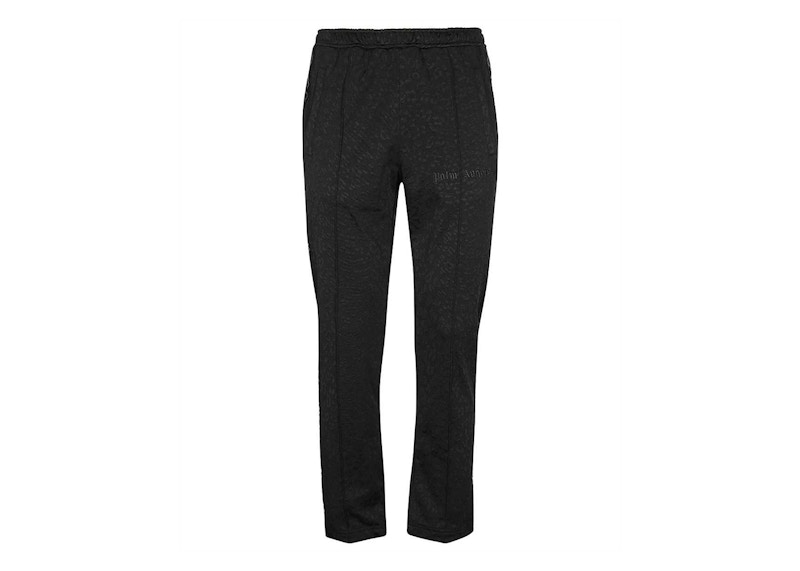 Palm Angels Leopard Track Pants Zwart