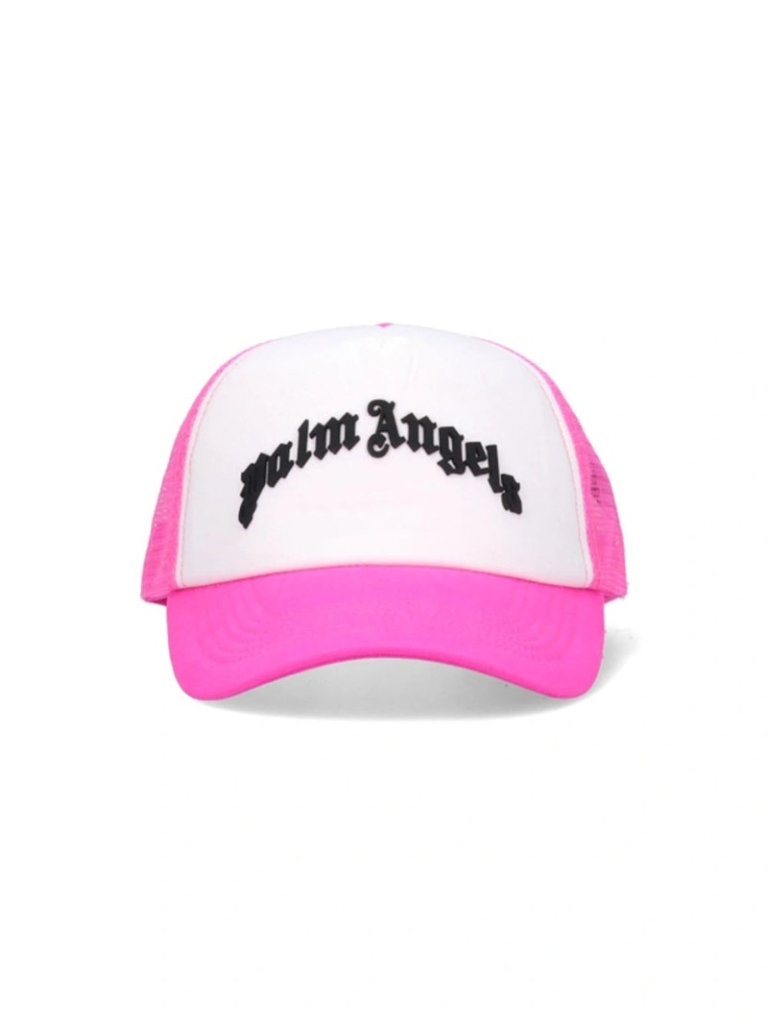 Palm Angels Logo-Embossed Cap Fuchsia Roze