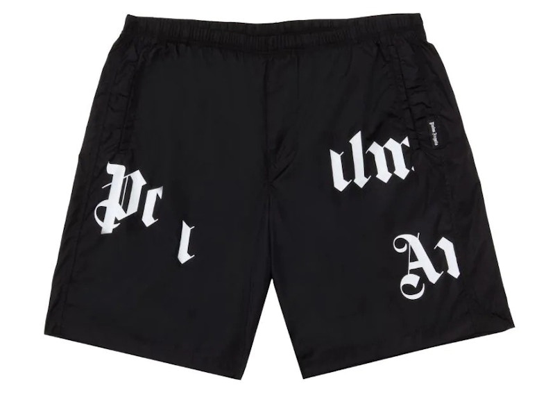 Palm Angels Logo Swim Short Zwart