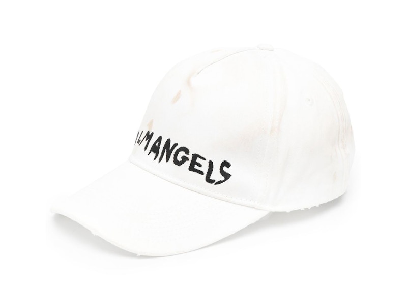 Palm Angels Miami Ripped Logo Cap Wit